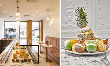 Frosted fruit shop in Paris