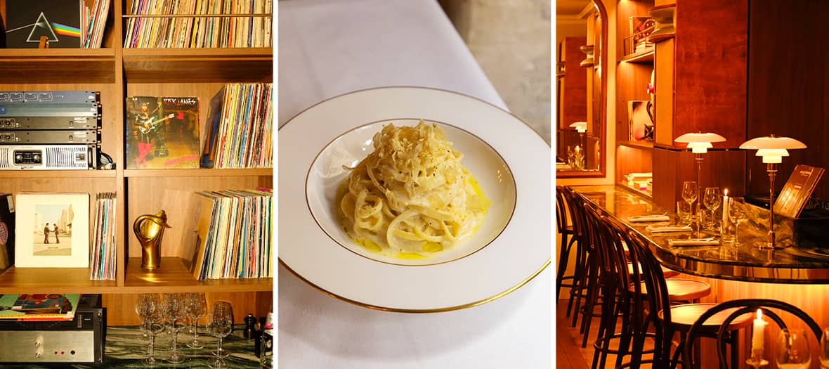 Assiette de fettuccine crémeuses servie au restaurant Billie, nouvelle adresse parisienne.