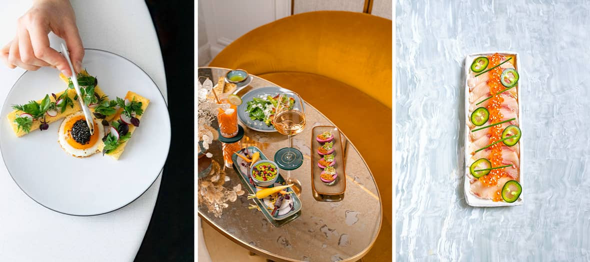 Sélection de plats légers, cocktails vitaminés et dressages raffinés dans les meilleurs restaurants healthy à Paris en 2025.